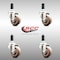 Service Caster 3 Inch 316SS High Temp Glass Filled Nylon 1 Inch Expanding Stem Caster Set SCC-SS316EX20S314-GFNSHT-1-4 - alternate 1